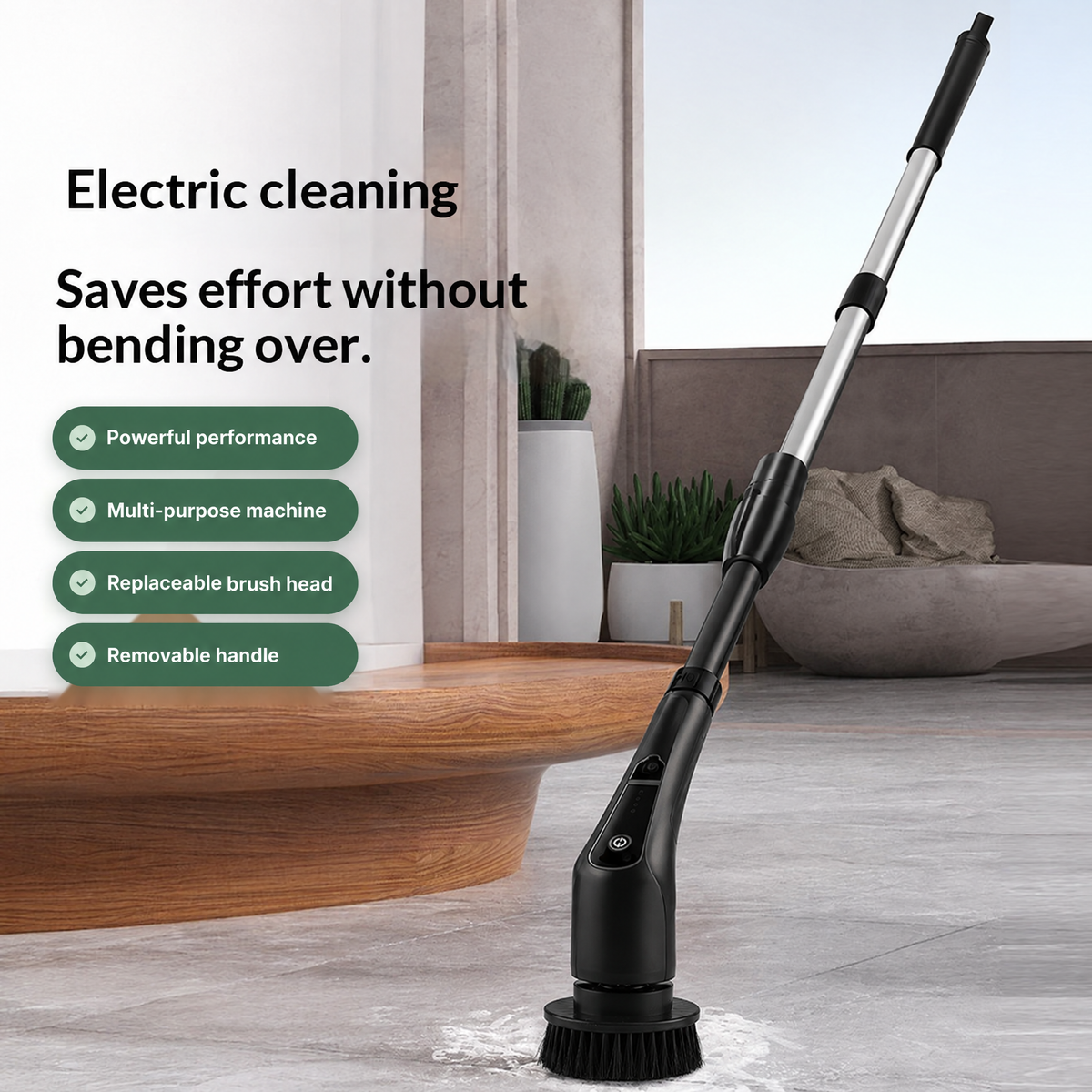 Celune 9-in-1 Electric Dual Scrubber (Black)