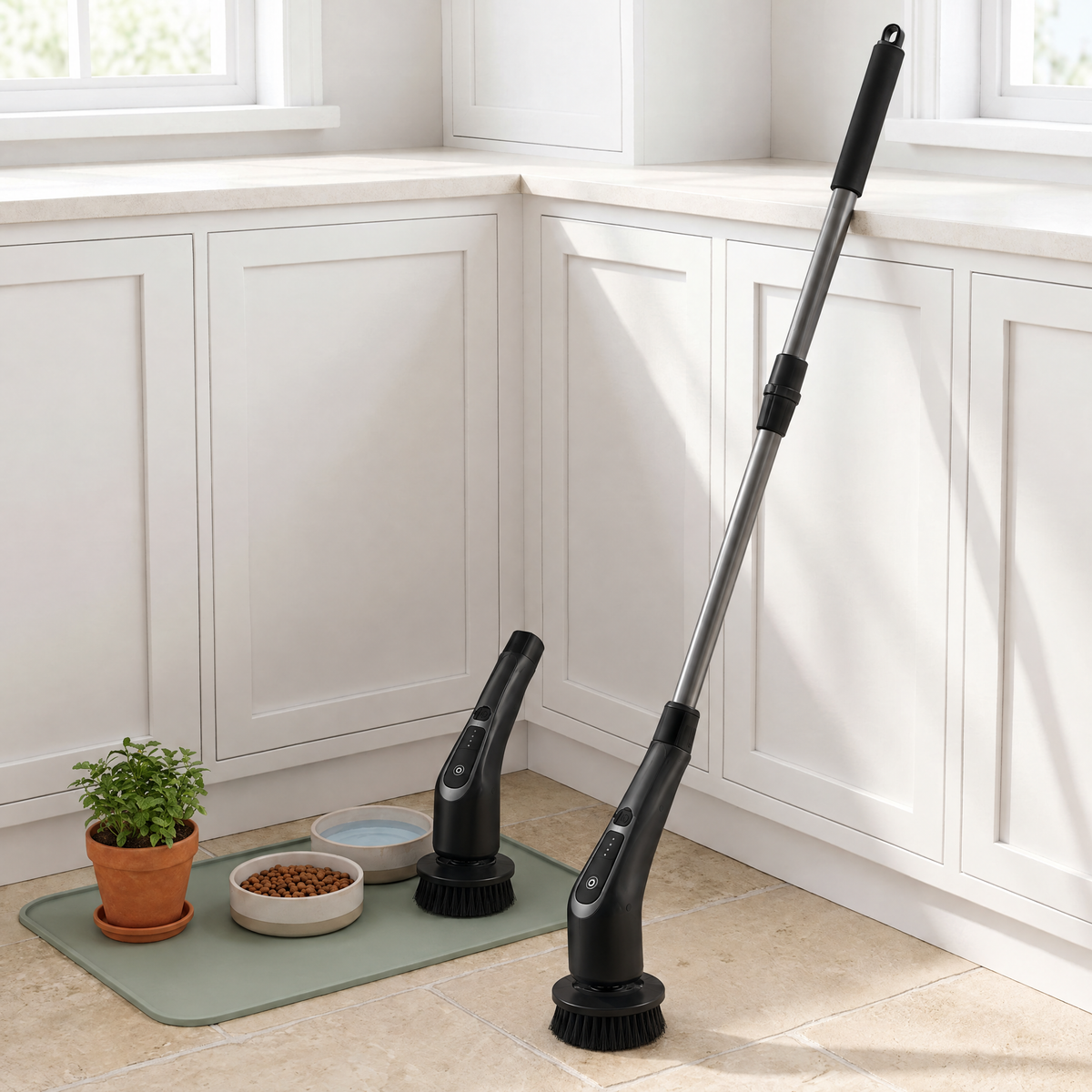 Celune 9-in-1 Electric Dual Scrubber (Black)