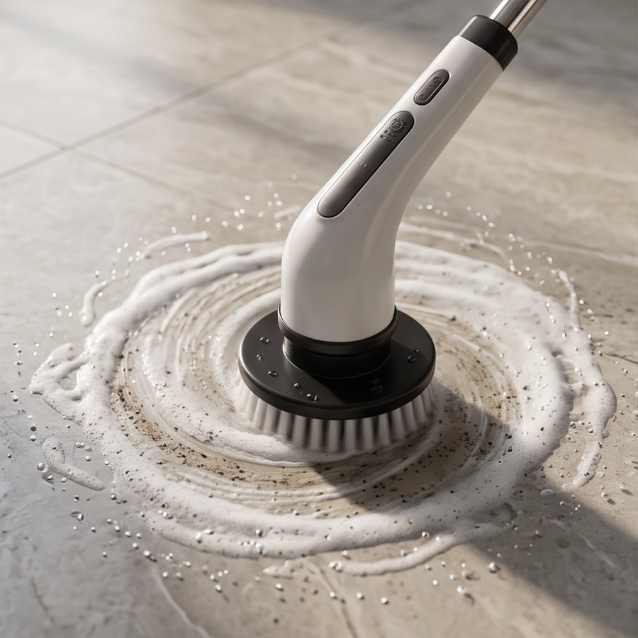 Clean while standing up